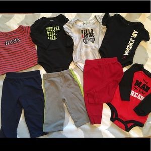 8 piece bundle 6-9months BABY